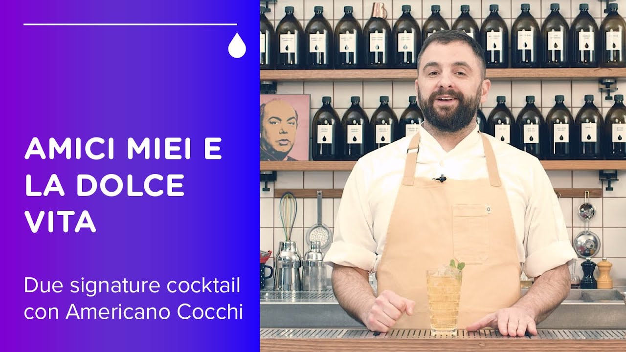 La Dolce Vita e Amici Miei, due cocktail originali con Americano Cocchi